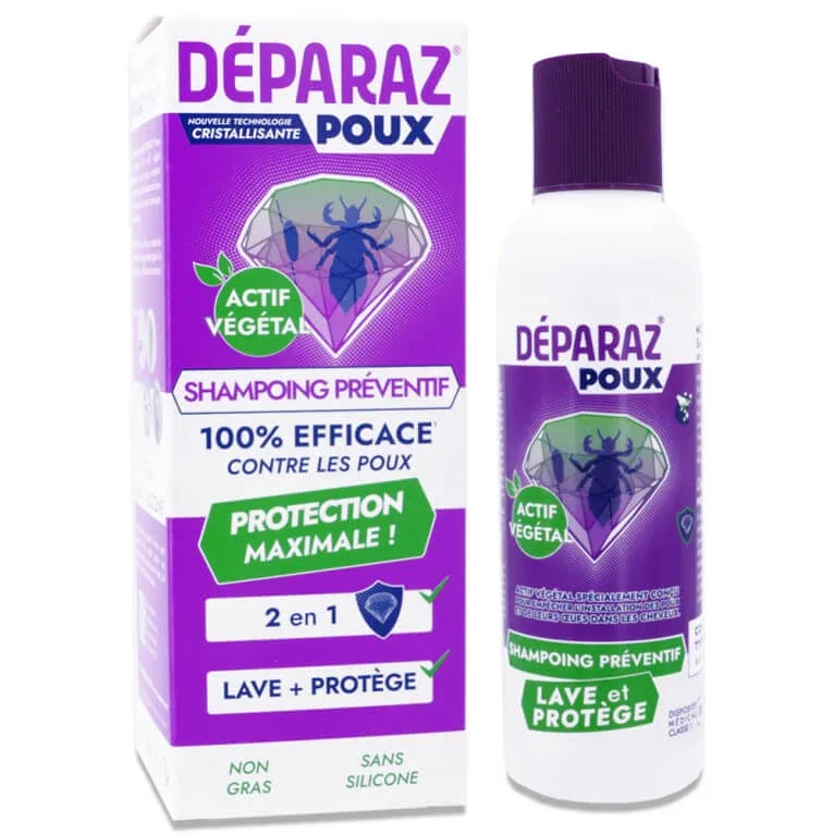 DEPARAZ ȘAMPON PREVENTIV ÎMPOTRIVA PĂDUCHILOR 2 ÎN 1 150 ML — preț și oferte