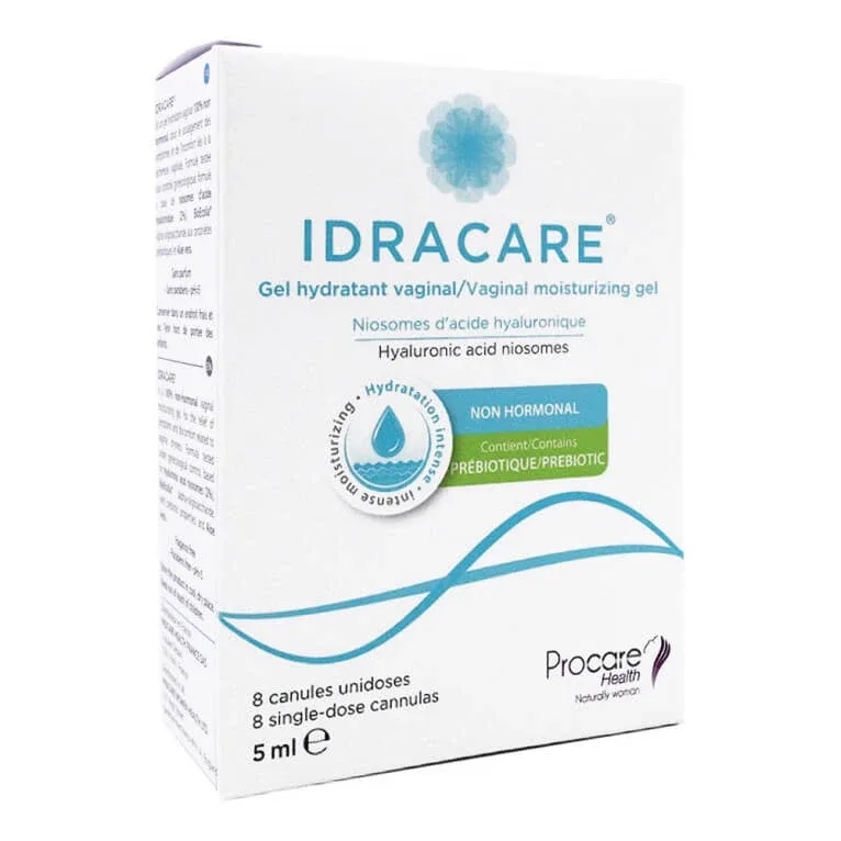 IDRACARE GEL HIDRATANT VAGINAL 8 CANULE MONODOZĂ 5X8ML — preț și oferte