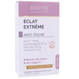 BIOCYTE STRĂLUCIRE EXTREMĂ ANTI-PETE 40 DE CAPSULE