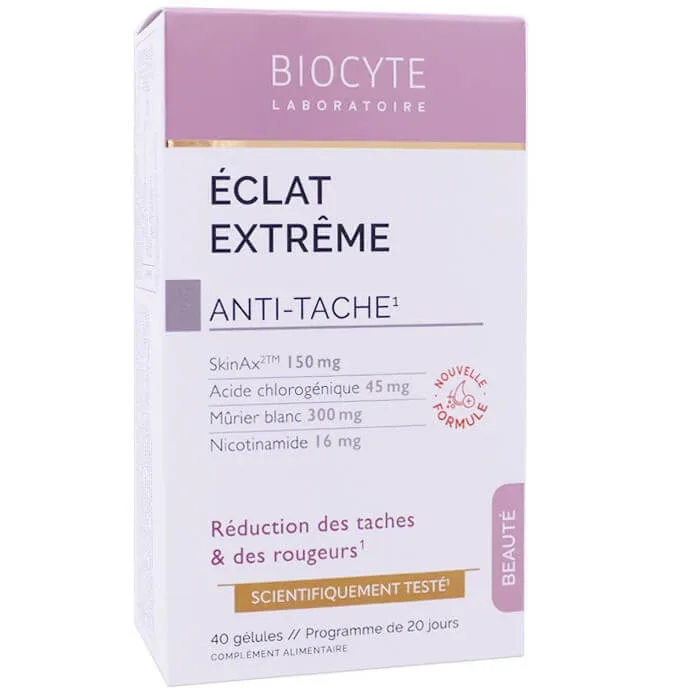 BIOCYTE STRĂLUCIRE EXTREMĂ ANTI-PETE 40 DE CAPSULE — preț și oferte
