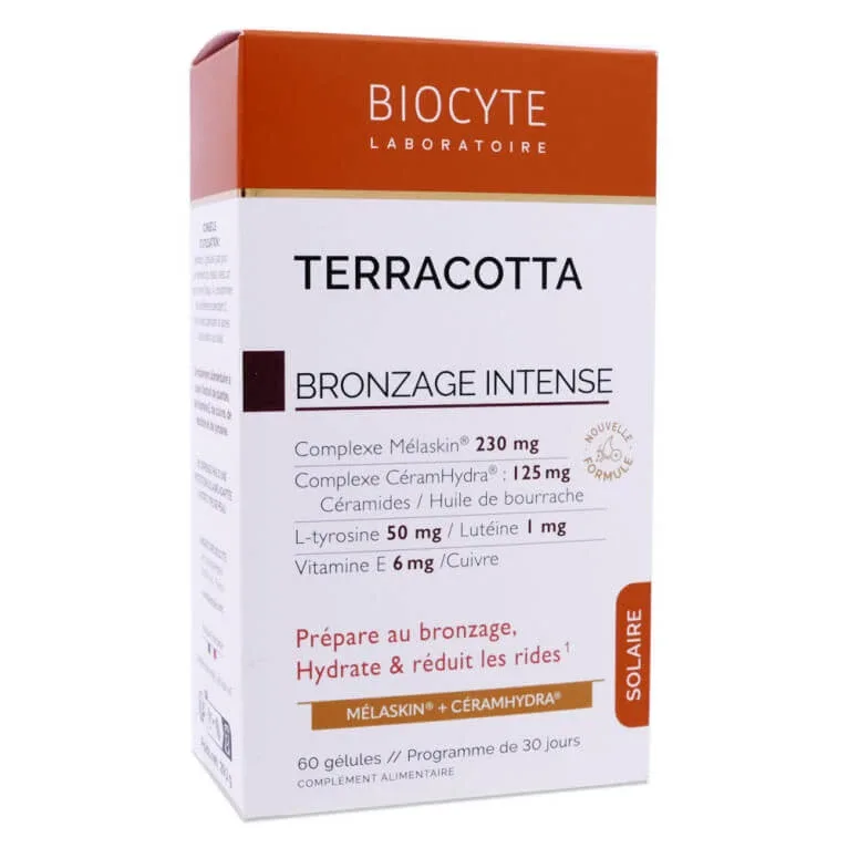 BIOCYTE TERRACOTTA BRONZARE INTENSĂ 60 DE CAPSULE — preț și oferte