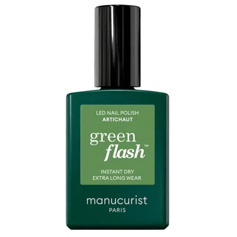 MANUCURIST GREEN FLASH LAC DE UNGHII CU AROMĂ DE ANGHINARĂ 15 ML — preț și oferte