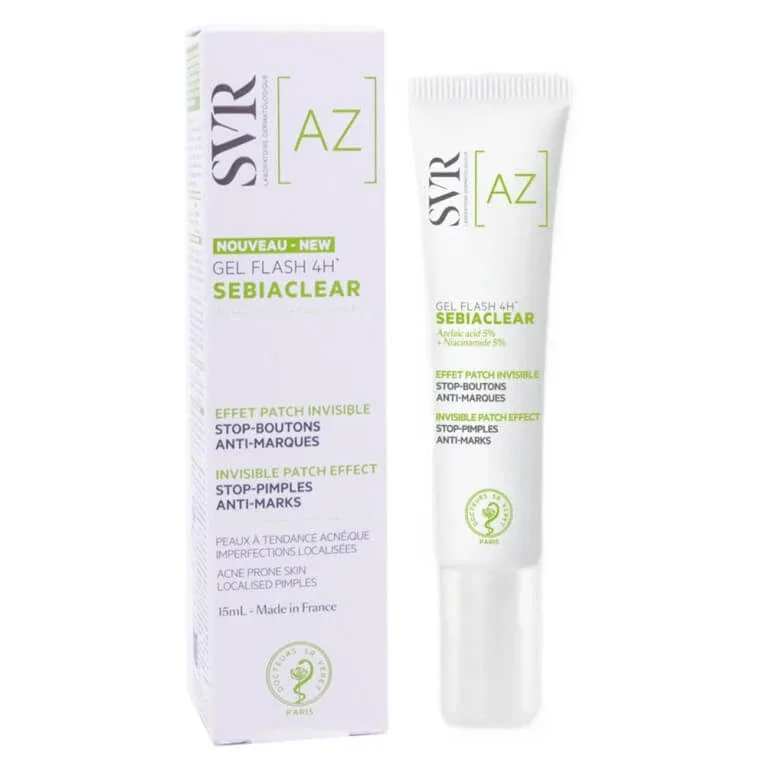 SVR SEBIACLEAR GEL FLASH 4H ÎMPOTRIVA COȘURILOR 15 ml SVR LABORATORIES — preț și oferte