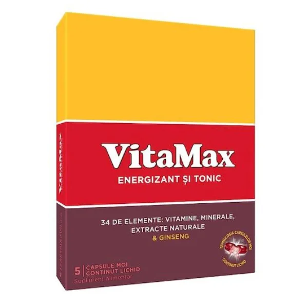 Vitamax | 5 capsule moi Omega Pharma — preț și oferte