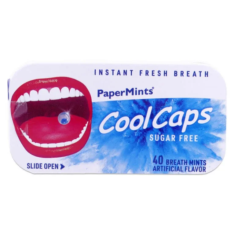 PAPERMINT'S COOLCAPS 40 BOMBOANE PENTRU ALINAEA RESPIRAȚIEI — preț și oferte