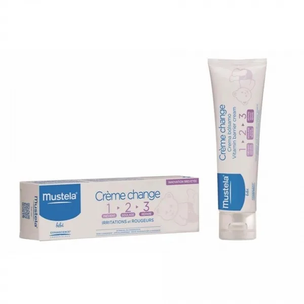 VITAMIN BARRIER 1-2-3 CREMA PENTRU SCHIMBATUL SCUTECULUI 100ML MUSTELA — preț și oferte