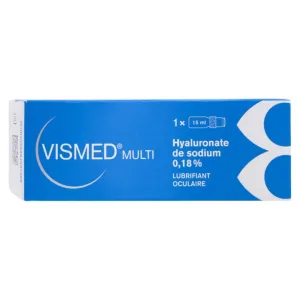 VISMED LUBRIFIANT OCULAR MULTIFUNCȚIONAL, FLACON DE 15 ML
