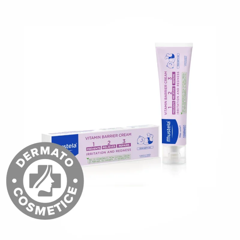 Crema-balsam pentru schimbatul scutecului Vitamin Barrier 123, 50ml, Mustela — preț și oferte