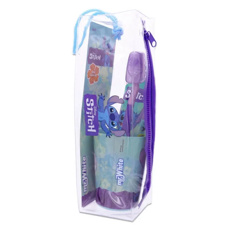 STITCH – Trusă cu pastă de dinți, periuță de dinți și pahar — preț și oferte