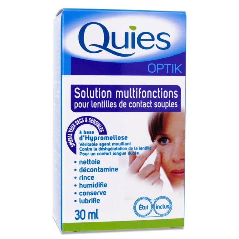 QUIES OPTIK SOLUȚIE MULTIFUNCȚIONALĂ PENTRU LENTILE DE CONTACT MOALE — preț și oferte