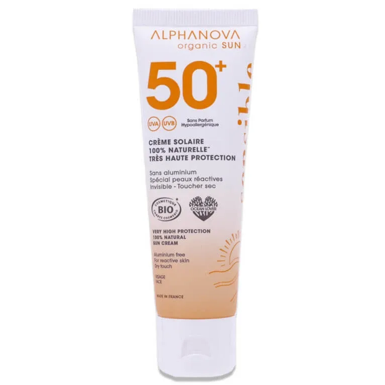 ALPHANOVA BIO CREMĂ DE PROTECȚIE SOLARĂ SPF50+ 50G — preț și oferte