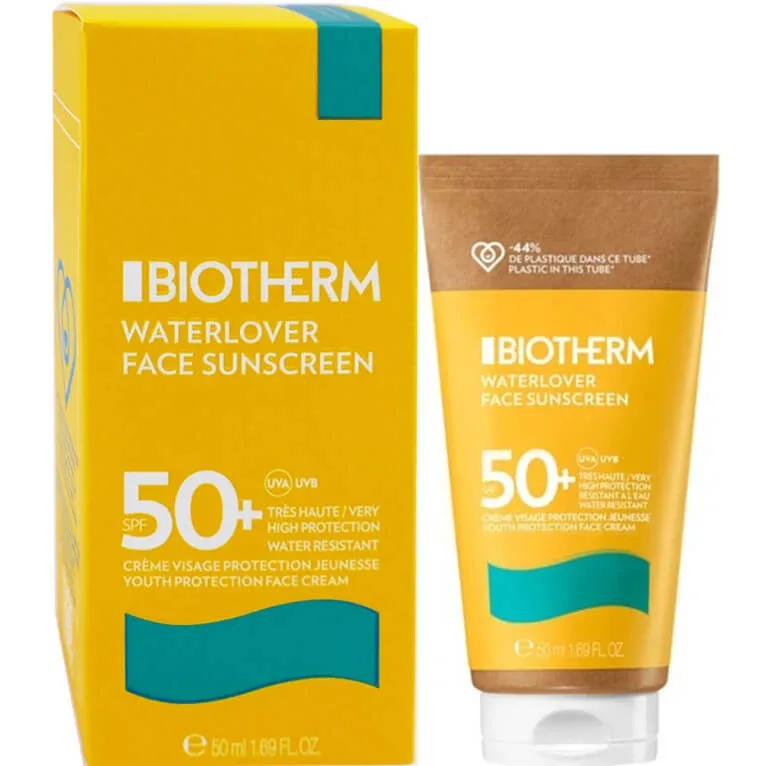 BIOTHERM WATERLOVER SPF50+ CREMĂ DE PROTECȚIE SOLARĂ PENTRU FAȚĂ 50 ML — preț și oferte