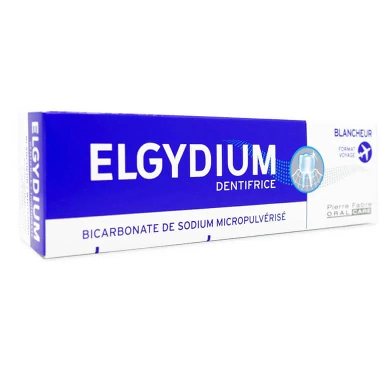 ELGYDIUM PASTA DE DINȚI ALBITOARE CU BICARBONAT DE SODIU 50 ML — preț și oferte