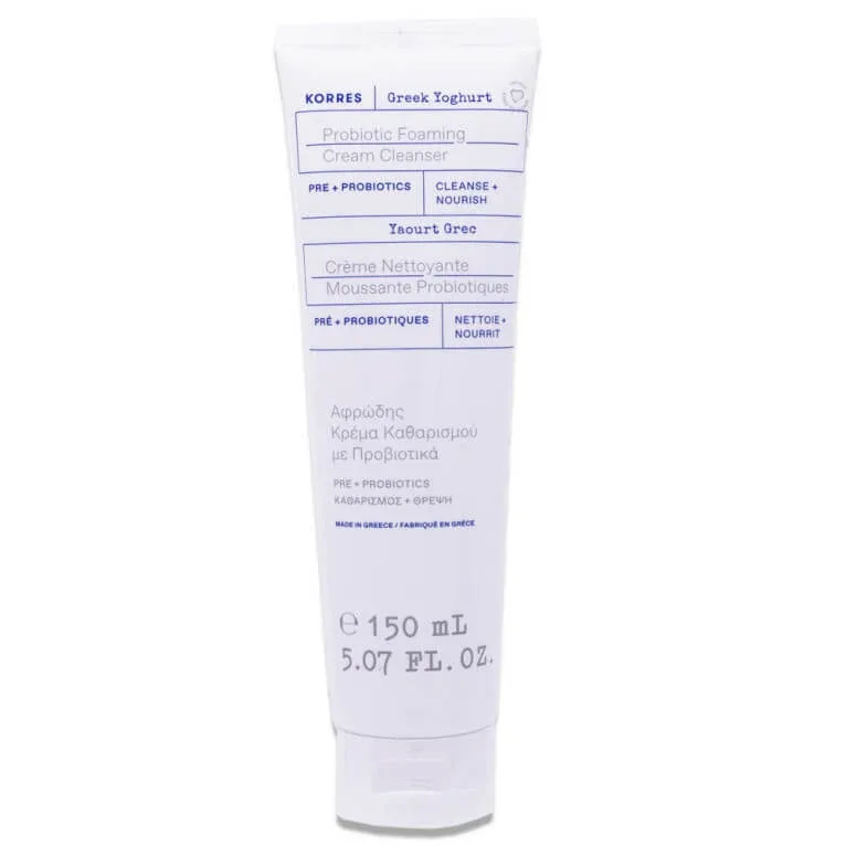KORRES CREMĂ DE CURĂȚARE SPUMOASĂ CU PROBIOTICE 150 ML — preț și oferte