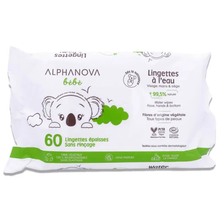 ALPHANOVA BEBE 60 de șervețele umede — preț și oferte