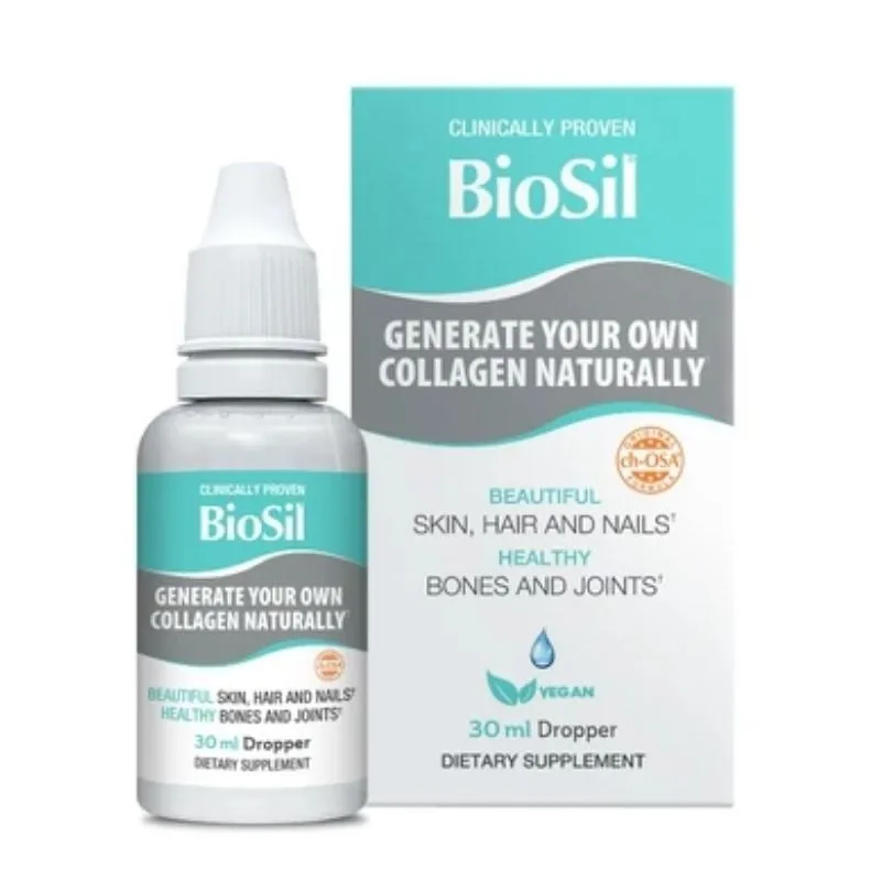 Colagen natural picaturi, 30 ml, Biosil — preț și oferte