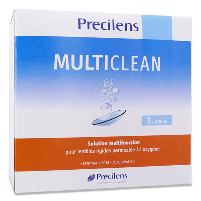 PRECILENS MULTICLEAN SOLUȚIE MULTIFUNCȚIONALĂ 3X200ML — preț și oferte