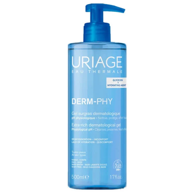 URIAGE DERM PHY GEL DERMATOLOGIC HIDRATANT INTENS 500 ml — preț și oferte