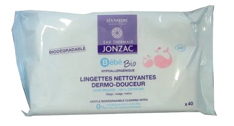 JONZAC BEBE Șervețele de curățare ecologice x40 — preț și oferte