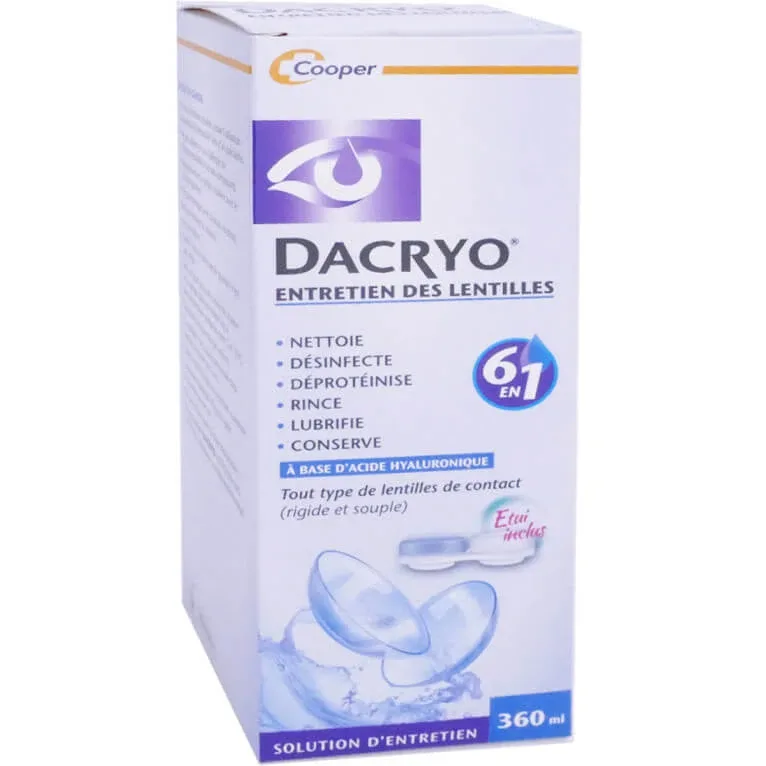 DACRYO SOLUȚIE DE ÎNGRIJIRE A LENTILELOR DE CONTACT 360 ML — preț și oferte