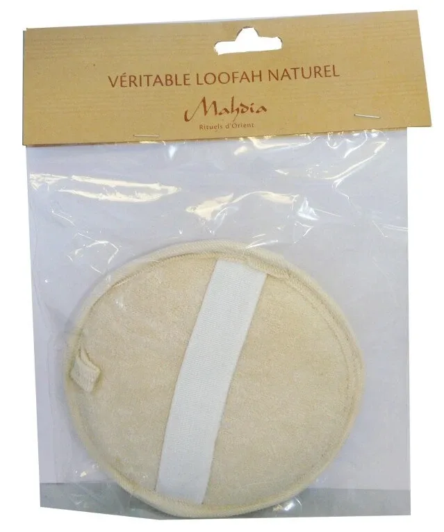 MAHDIA – LOOFAH AUTENTICĂ ȘI NATURALĂ, PENTRU MASAJ, FORMĂ ROTUNDĂ, 15 CM — preț și oferte