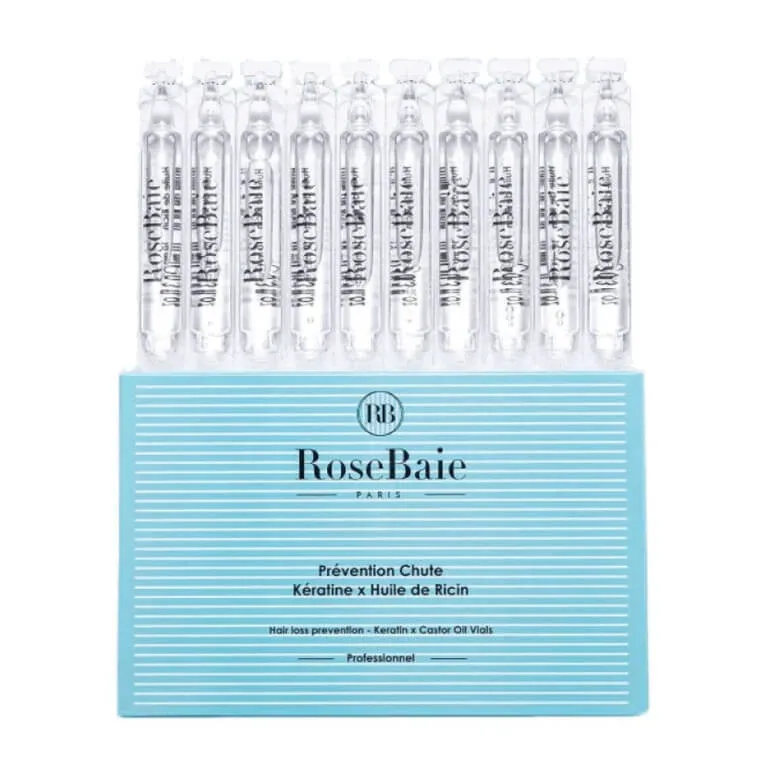 ROSE BAIE PREVENIREA CĂDERII PĂRULUI CU KERATINĂ ȘI ULEI DE RICIN 10 FLACOANE MONODOZĂ — preț și oferte