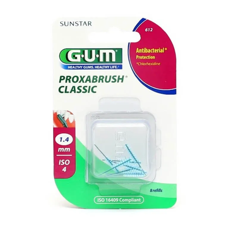 GUM PROXABRUSH CLASSIC 8 rezerve de 1,4 mm nr. 612 — preț și oferte