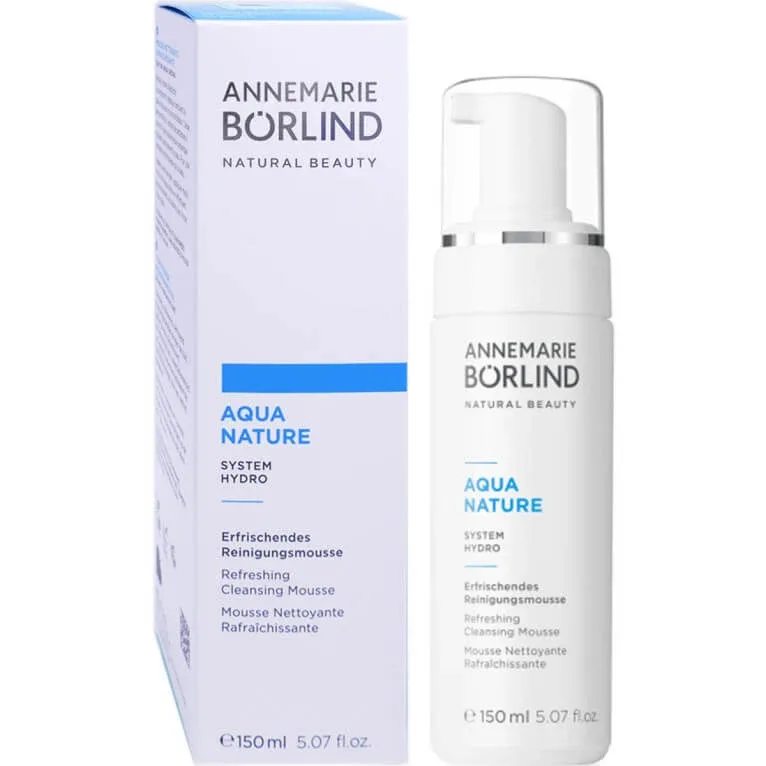 BORLIND AQUANATURE SPUMĂ DE CURĂȚARE RĂCORITOARE 150 ML — preț și oferte