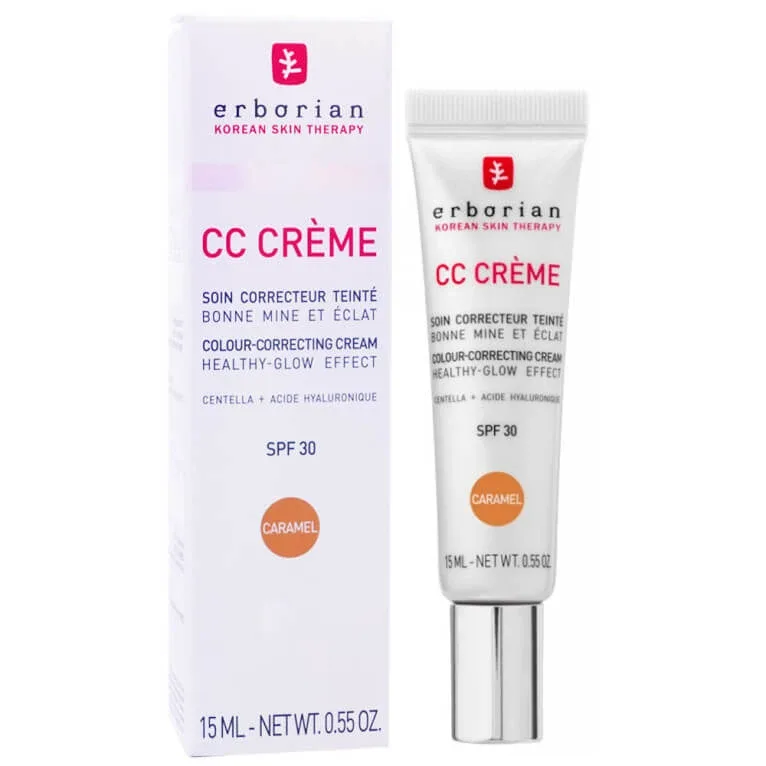 ERBORIAN CC CREME SPF30 NUANȚA CARAMEL 15 ML — preț și oferte