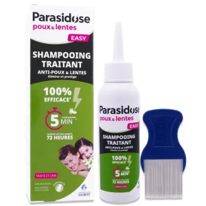 PARASIDOSE ȘAMPON TRATAMENTAL ÎMPOTRIVA PĂDUCHILOR ȘI LENTILOR + PIAMĂ