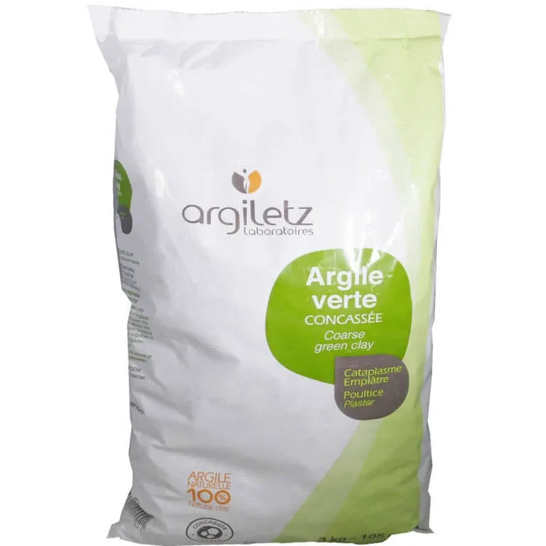 ARGILETZ ARGILĂ VERDE MĂCINATĂ CATAPLASMĂ 3 KG - MAX. 4 / COMANDĂ — preț și oferte
