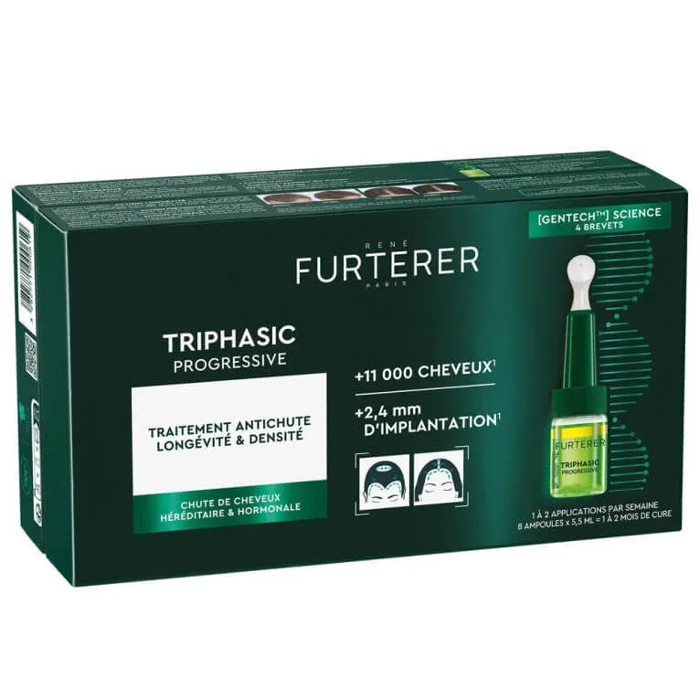 RENE FURTERER TRIPHASIC PROGRESSIVE TRATAMENT ANTI-CĂDERE 8X5,5 ML — preț și oferte