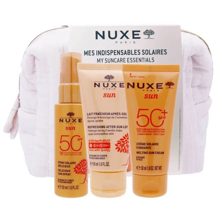 NUXE TRUSĂ „PRODUSELE MELE INDISPENSABILE PENTRU PROTECȚIE SOLARĂ” – 3 PRODUSE DE ÎNGRIJIRE — preț și oferte
