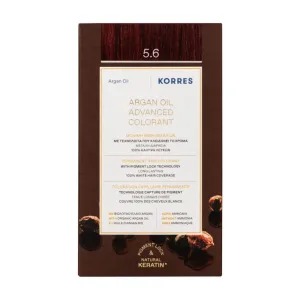 KORRES VOPSEA PERMANENTĂ CU ULEI DE ARGAN ROȘU-CAFEU DESCHIS 5.6