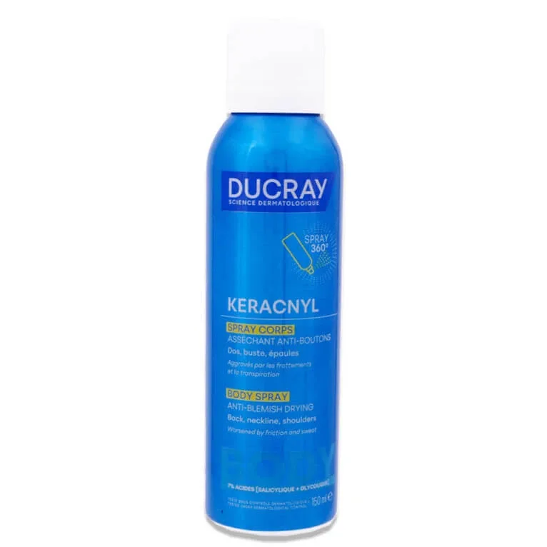 DUCRAY KERACNYL SPRAY CORPORAL DESHIDRATANT ANTI-ACNEE 150 ML — preț și oferte