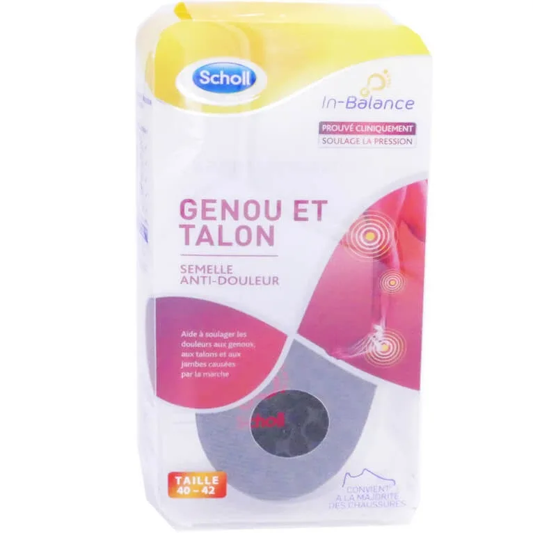 SCHOLL TALPĂ ANTI-DURERE PENTRU GENUNCHI ȘI CĂLCÂI 40-42 — preț și oferte