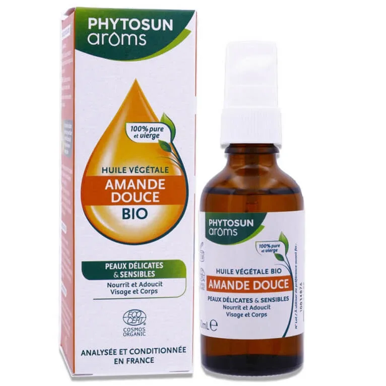 PHYTOSUN AROMS BIO ULEI VEGETAL DE MIGDALE DULCI 50 ML — preț și oferte