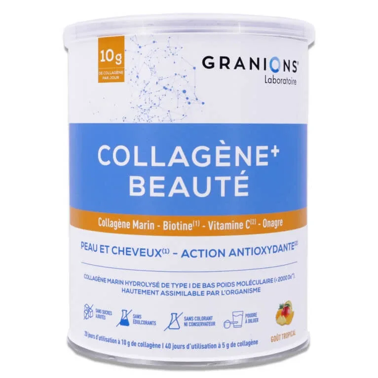 GRANULE DE COLAGEN PENTRU FRUMUSEȚE CU AROMĂ TROPICALĂ 216 G Granions — preț și oferte