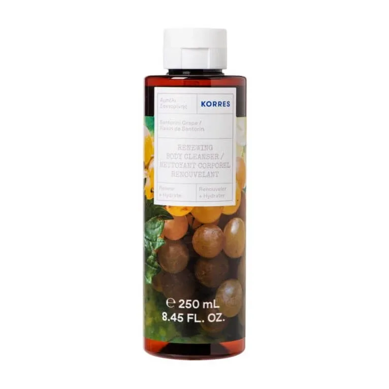 KORRES GEL DE DUȘ CU STUGURI DIN SANTORINI 250 ML — preț și oferte