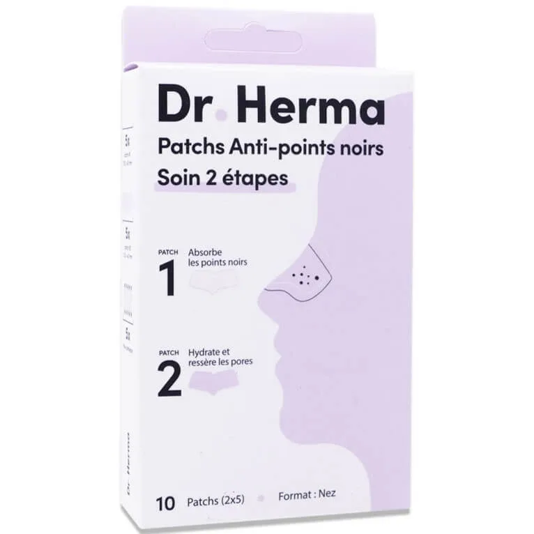 DR HERMA 10 plasturi nazali împotriva punctelor negre — preț și oferte