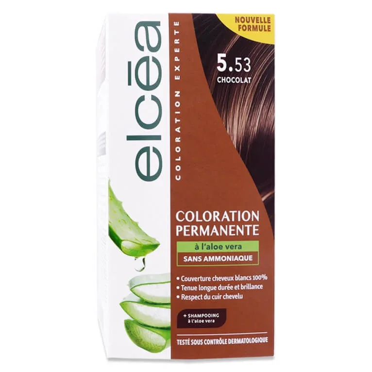 ELCEA VOPSEA PERMANENTĂ ALOE VERA CIOCOLATĂ Nr. 5.53 — preț și oferte