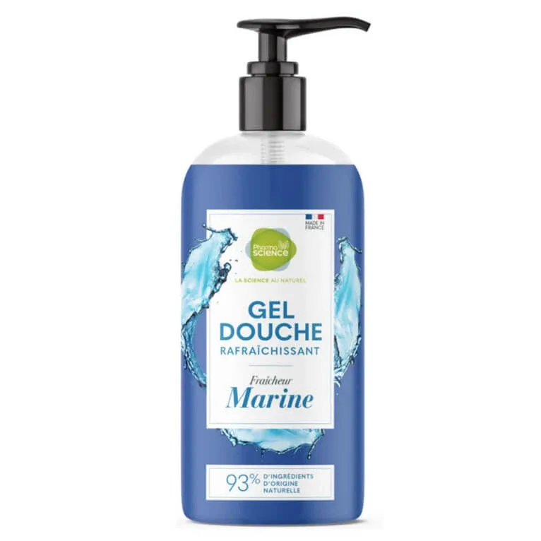 PHARMASCIENCE GEL DE DUȘ RĂCORITOR CU AROMĂ MARINĂ 1 L — preț și oferte