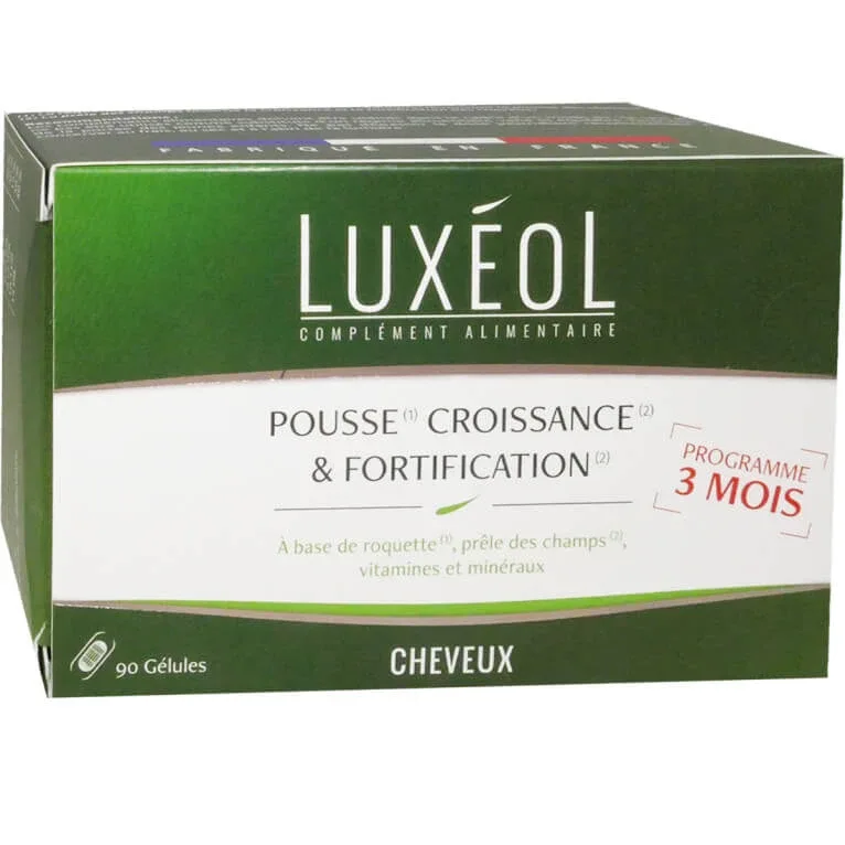 LUXEOL PENTRU CREȘTERE ȘI ÎNTĂRIRE 3 LUNI 90 DE CAPSULE — preț și oferte