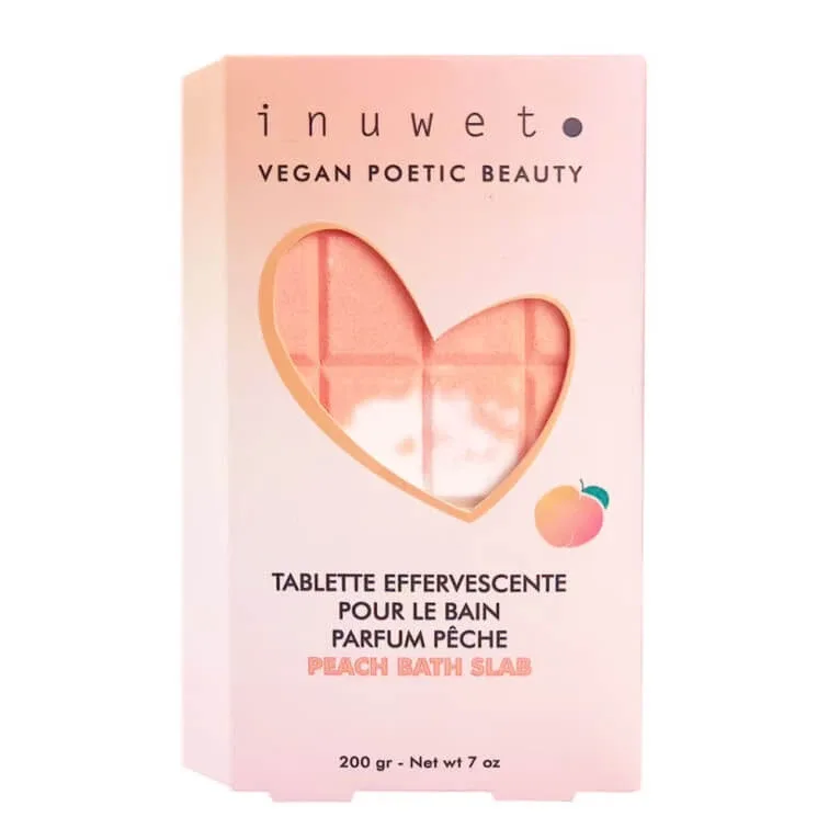 INUWET TABLETĂ EFERVESCENTĂ PENTRU BAIE CU PARFUM DE PIERSICĂ — preț și oferte