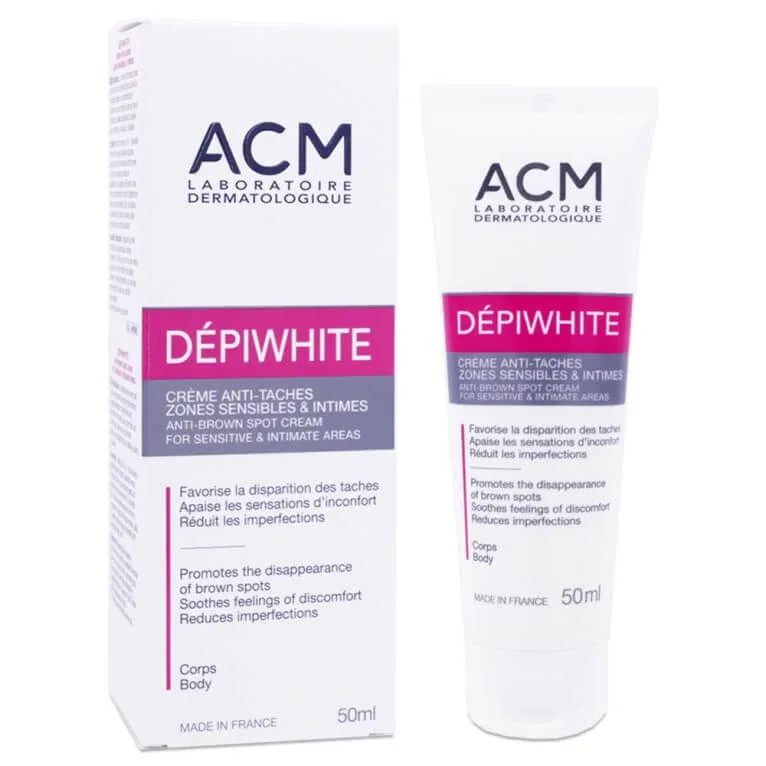 ACM DEPIWHITE CREMĂ ANTI-PETE PENTRU ZONELE SENSIBILE ȘI INTIME 50 ML ACM LABORATOIRE — preț și oferte