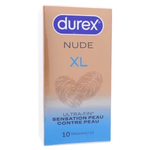 DUREX NUDE XL ULTRA FIN 10 PREZERVATIVE