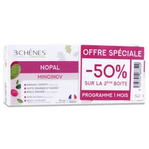 LES 3 CHENES NOPAL MINCINOV PACHET DE 2X60 COMPRIMATE
