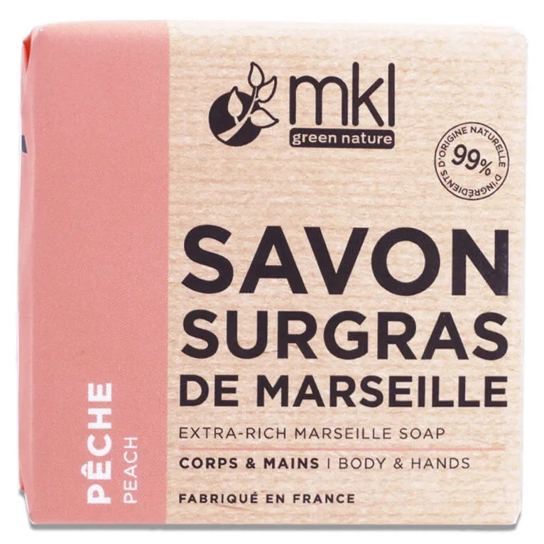 MKL SĂPUN SURGRAS DIN MARSEILLE CU AROMĂ DE PIERSICĂ 100G — preț și oferte