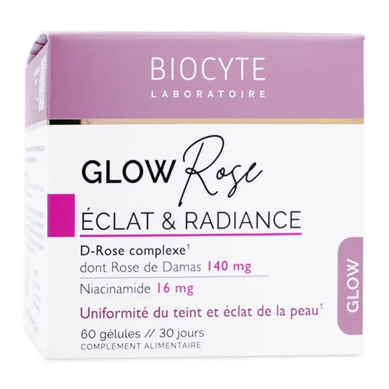 BIOCYTE GLOW ROSE STRĂLUCIRE ȘI LUMINOZITATE 60 DE CAPSULE — preț și oferte