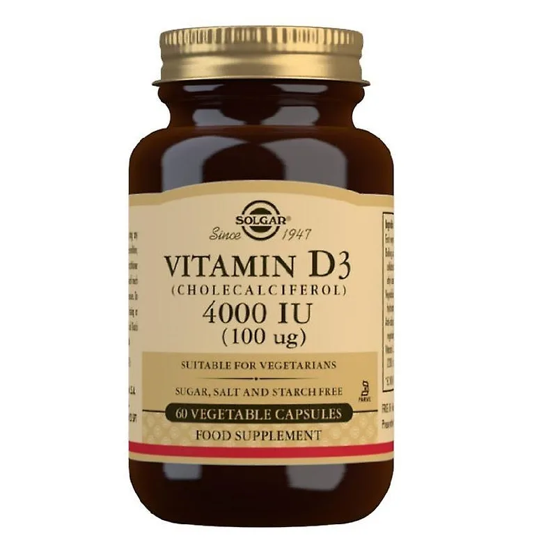 Vitamina D3 4000UI, Solgar | 60 capsule — preț și oferte